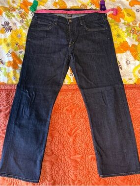 Citizens Of Humanity Men's Selvedge Straight Jeans in Dark Indigo